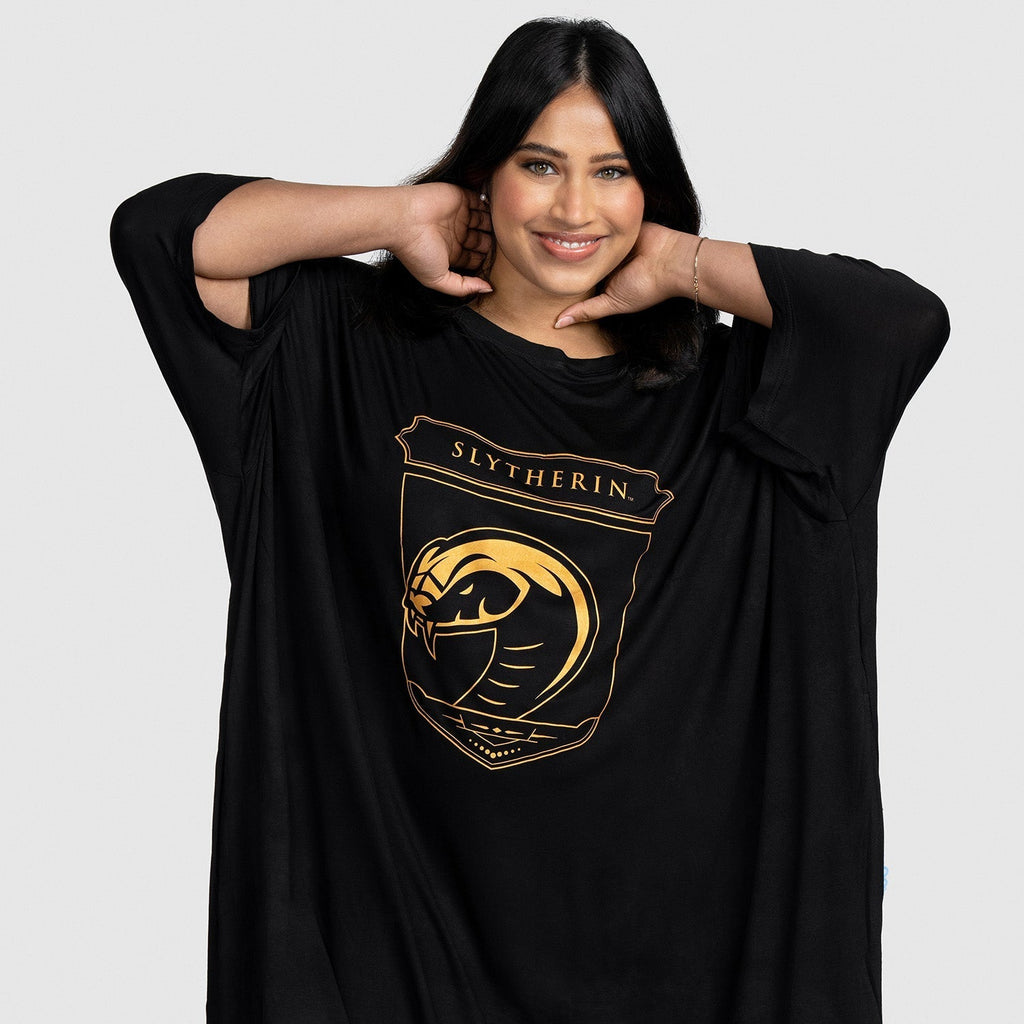 Harry Potter Slytherin Gold Oodie Sleep Tee