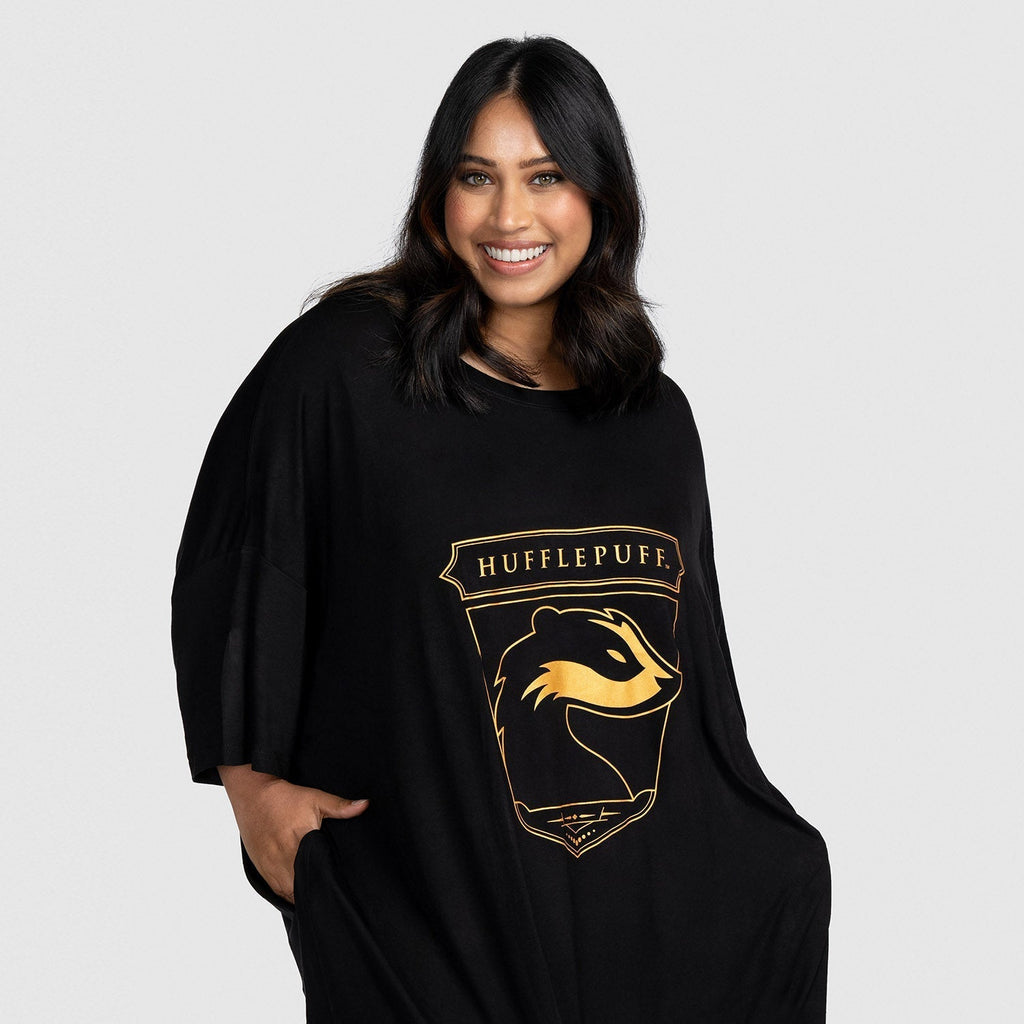 Harry Potter Hufflepuff Gold Oodie Sleep Tee