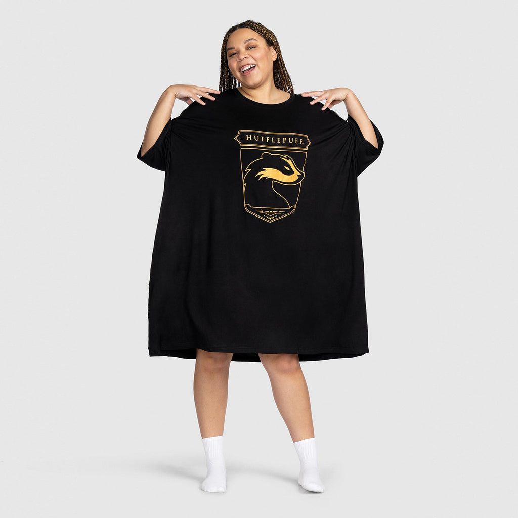 Harry Potter Hufflepuff Gold Oodie Sleep Tee