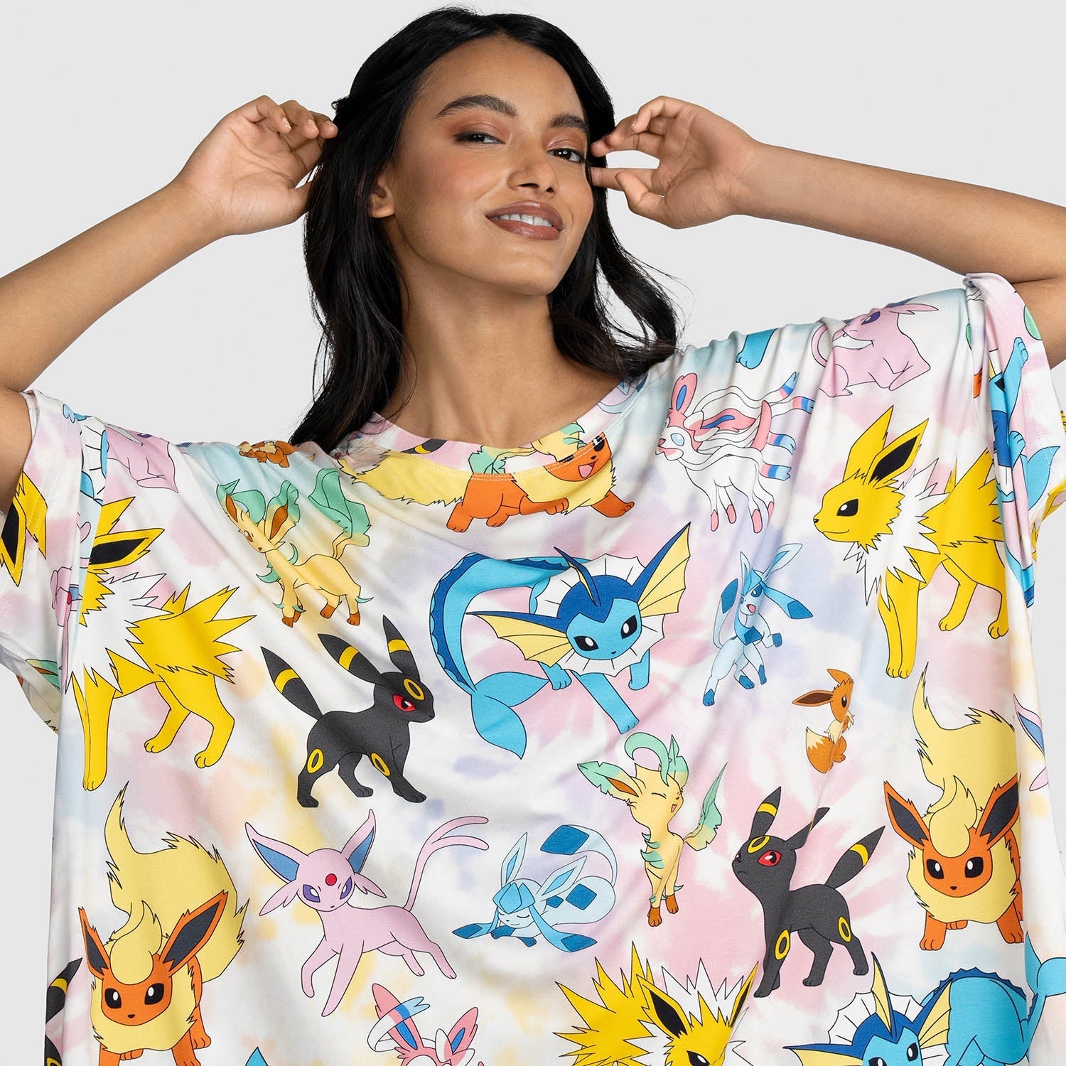 Eevee Evolutions Pokémon Oodie Sleep Tee