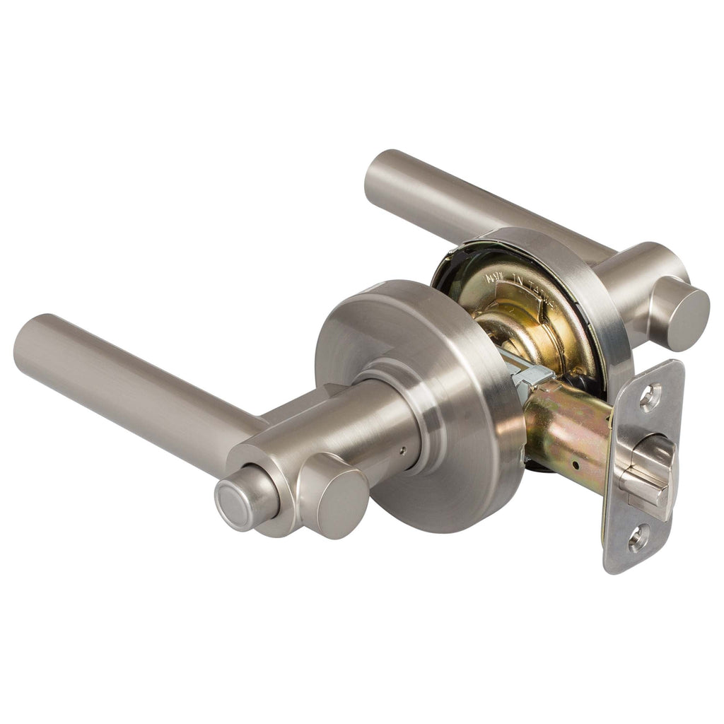Door Lever Set Keyed / Entry Function Contemporary Style Riley Collection