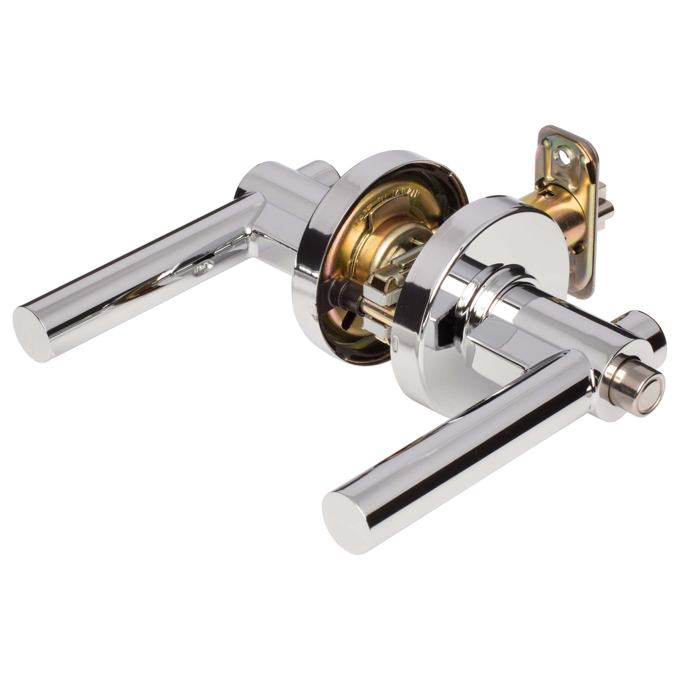 Door Lever Set Keyed / Entry Function Contemporary Style Riley Collection