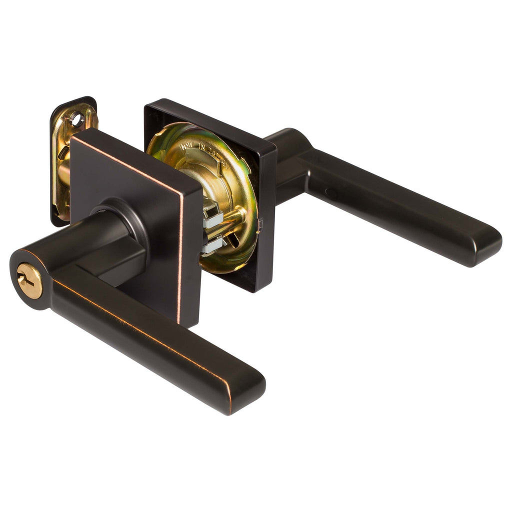 Door Lever Set Keyed / Entry Function Contemporary Style Harper Collection