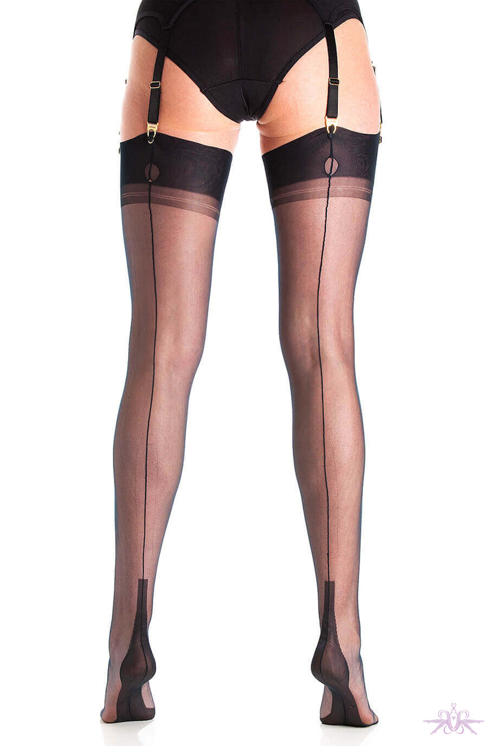 Gio Cuban Heel Fully Fashioned Stockings