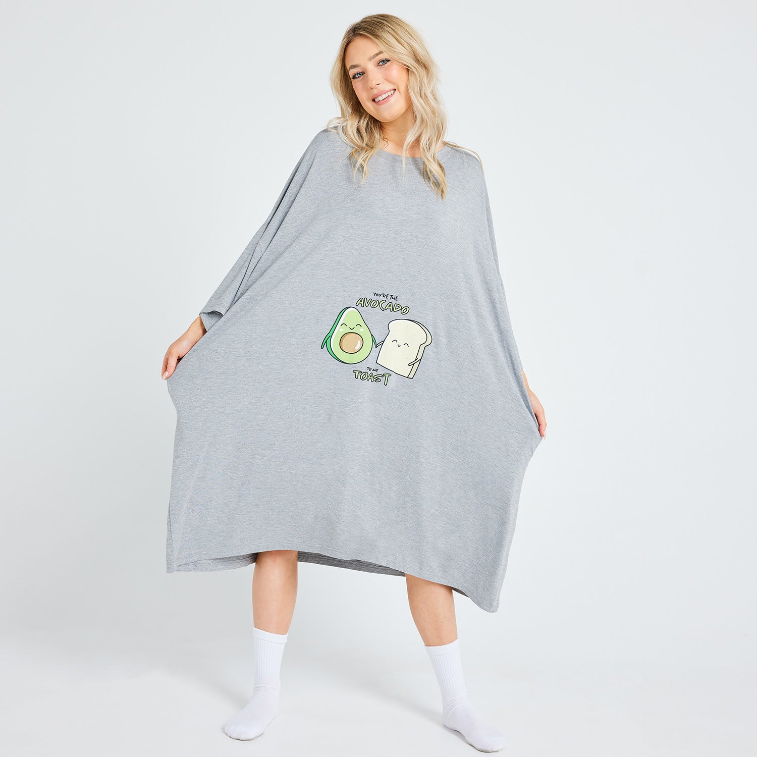 Avocado and Toast Oodie Sleep Tee