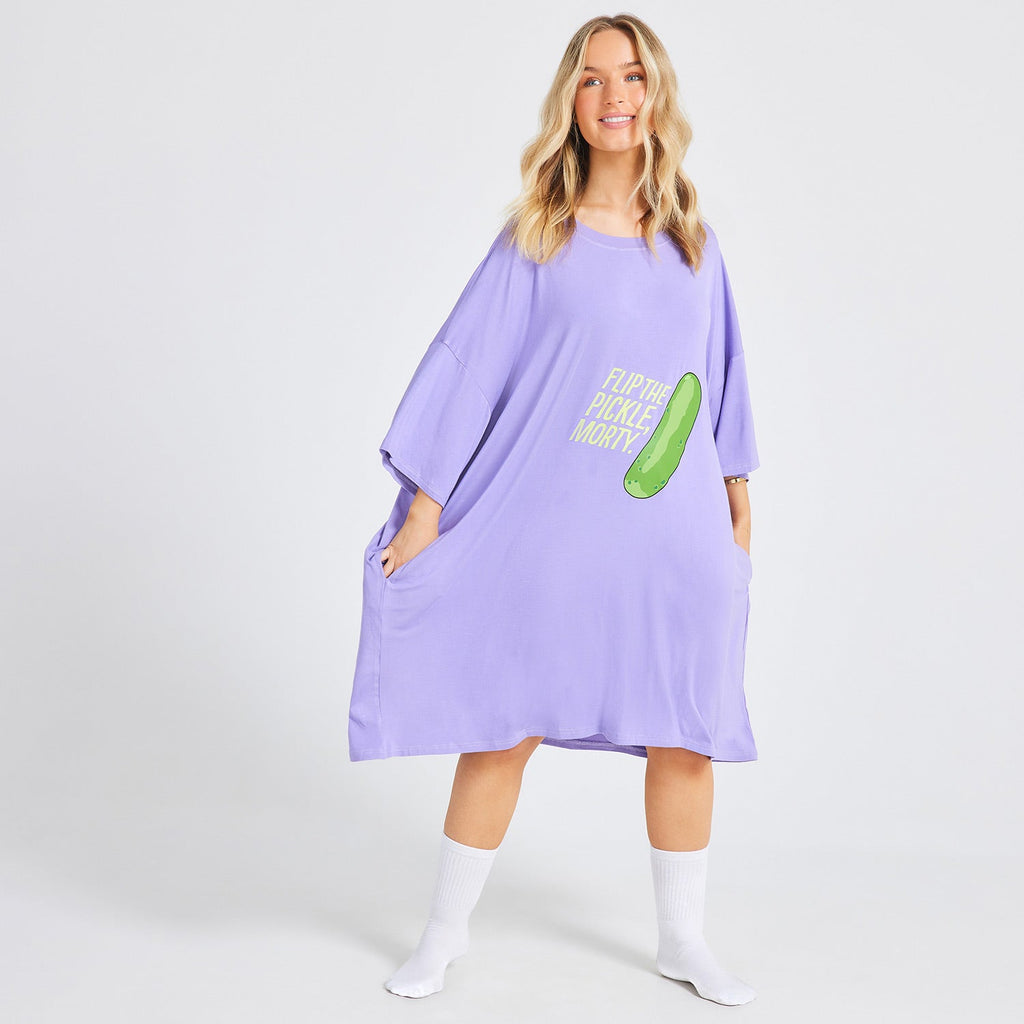Rick and Morty Oodie Sleep Tee