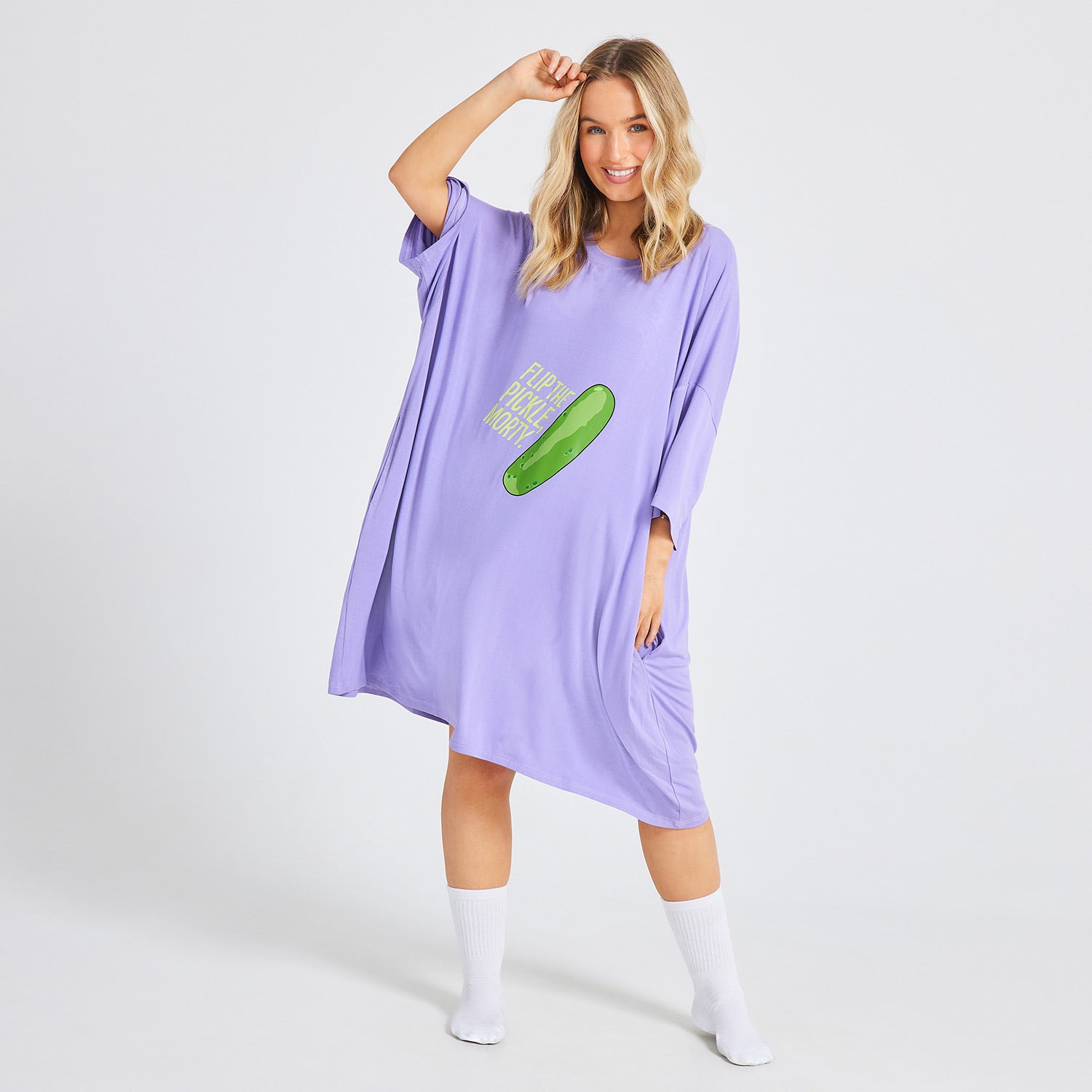 Rick and Morty Oodie Sleep Tee