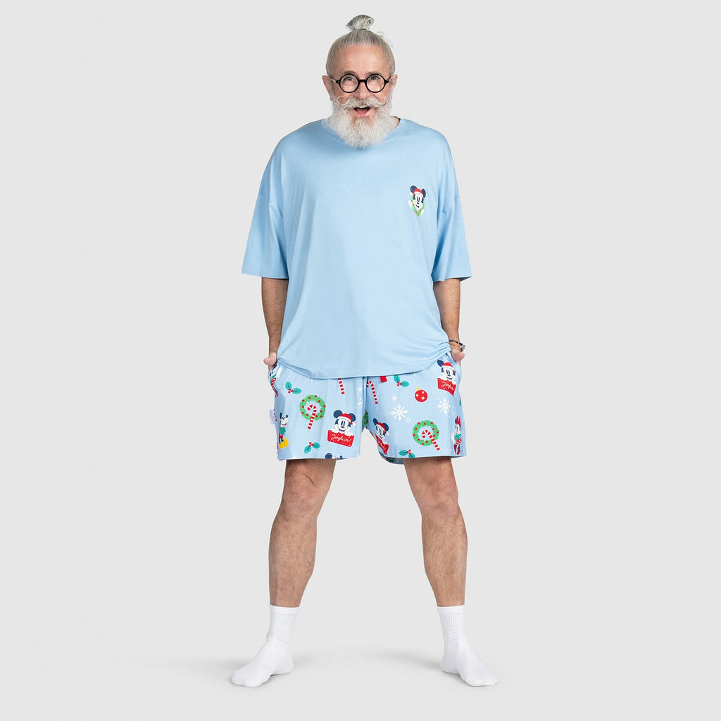 Mickey Mouse Christmas Unisex Short PJ Set