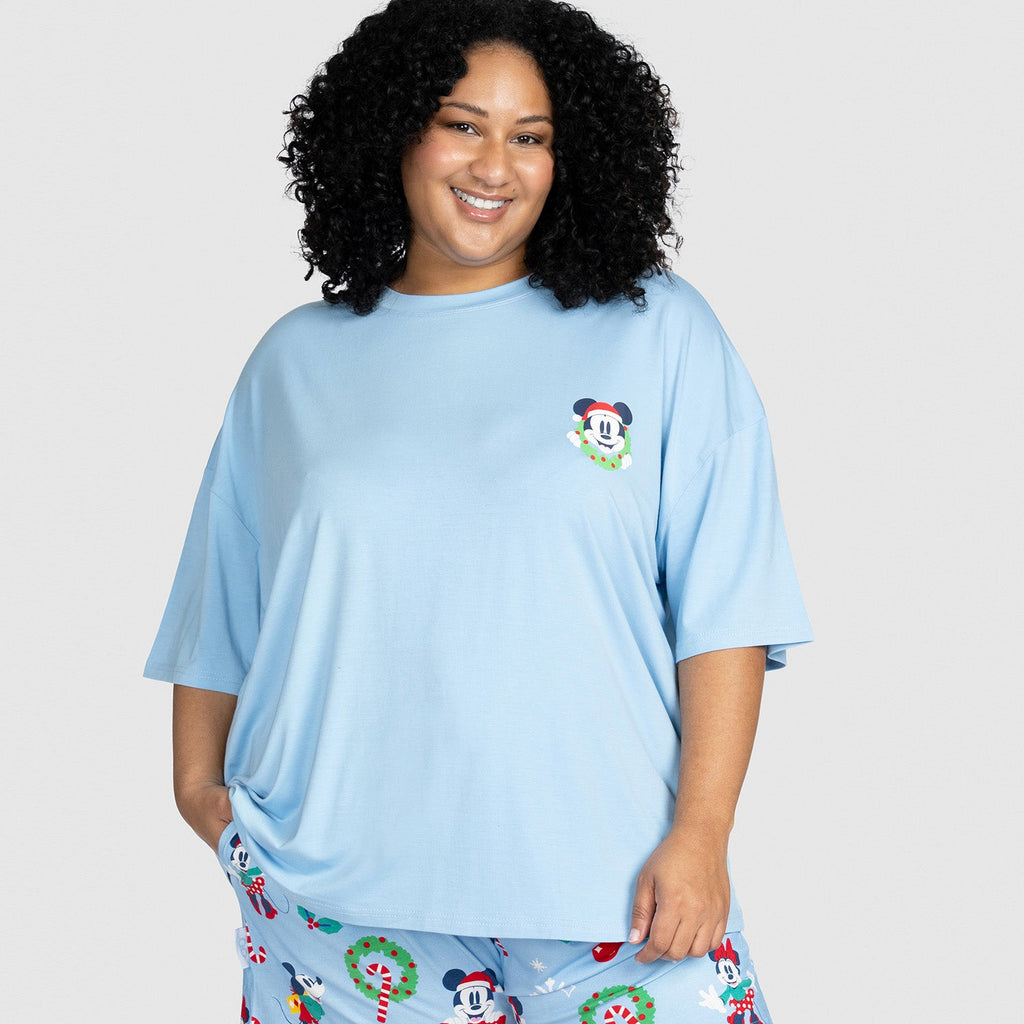 Mickey Mouse Christmas Unisex Short PJ Set
