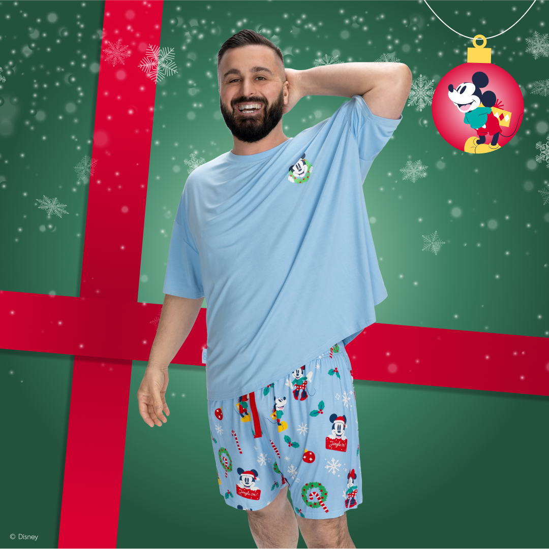 Mickey Mouse Christmas Unisex Short PJ Set